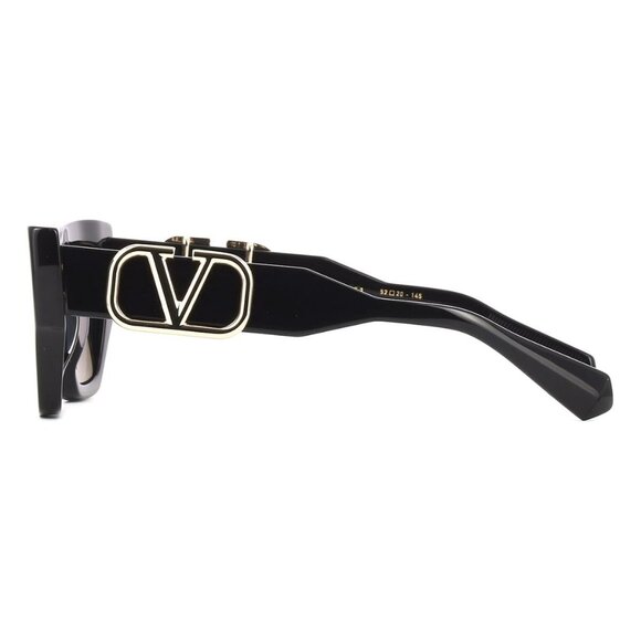 New VALENTINO V-Sette Black Cat Eye VLS 166 A Sunglasses Women - Picture 3 of 4